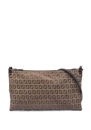 Fendi Pre-Owned 2000-2010 Zucchino Canvas crossbody bag - Neutrals