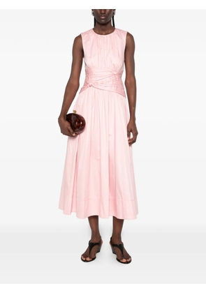 Aje Agatha knot-detail midi dress - Pink