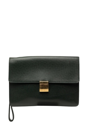 Louis Vuitton Pre-Owned 2001 Taiga Selenga clutch bag - Green