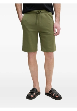 Karl Lagerfeld logo-embroidered drawstring shorts - Green