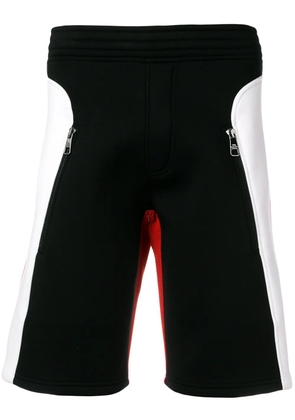 Neil Barrett colour-block shorts - Black