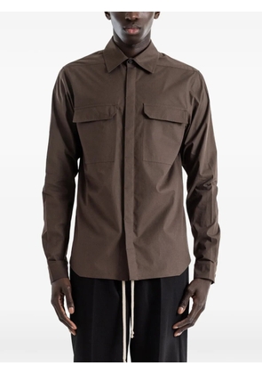 Rick Owens Work Shirt - Brown