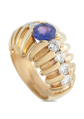 LB Exclusive sapphire and diamond ring - Gold