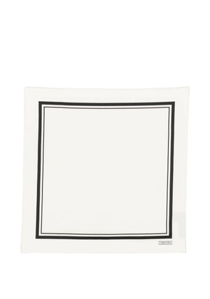 TOM FORD border-print pocket square - Neutrals