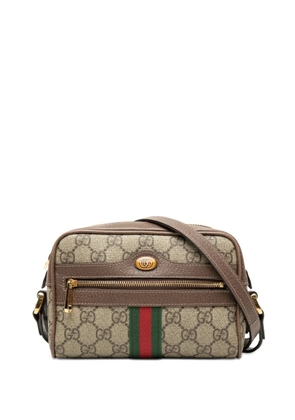 Gucci Pre-Owned 2016-2026 Mini GG Supreme Web Ophidia crossbody bag - Neutrals