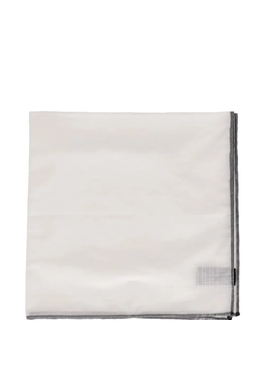 TOM FORD contrast-border pocket square - White