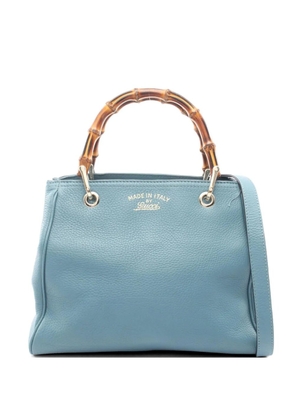Gucci Pre-Owned 2000s small Bamboo Shopper tote bag - Blue