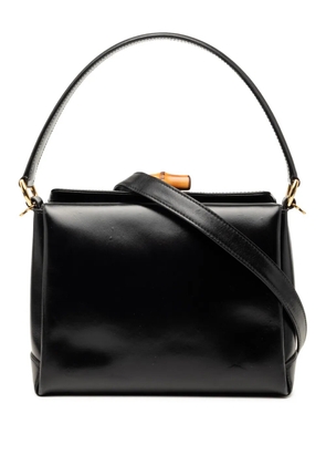 Gucci Pre-Owned 20th Century Smooth Calfskin Bamboo satchel - Black