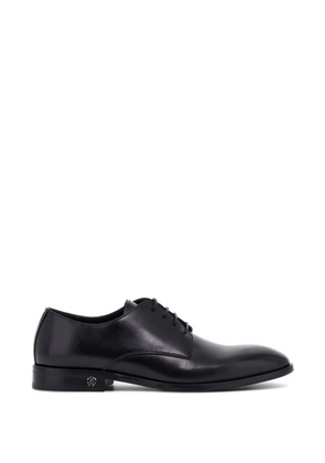 Roberto Cavalli logo-plaque loafers - Black