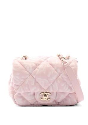 CHANEL Pre-Owned 2021s Coco Neige matelassé shoulder bag - Pink