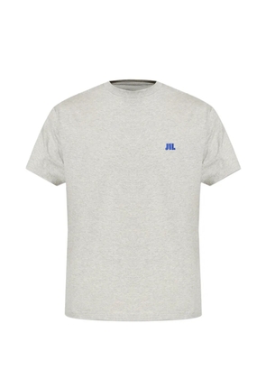 Jil Sander logo-embroidered T-shirt - Grey