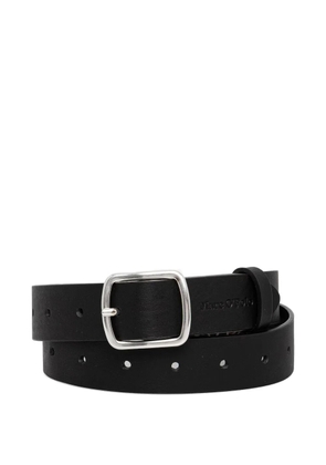 Marc O'Polo logo-debossed leather belt - Black