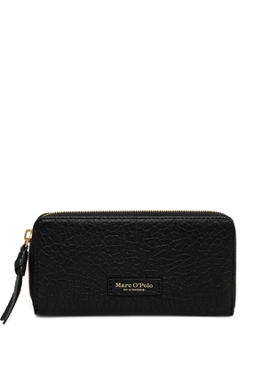 Marc O'Polo pebbled leather wallet - Black