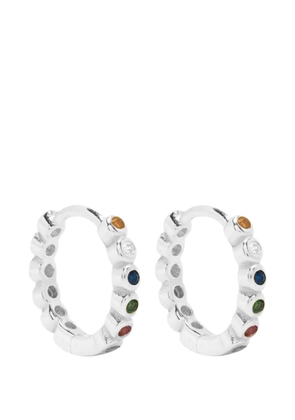 HZMER JEWELLERY circular-silhouette earrings - Silver