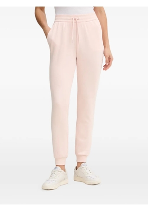 Armani Exchange drawstring-waist logo-embroidered track pants - Pink