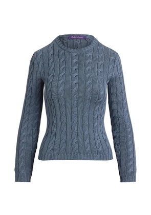 Ralph Lauren Collection cable-knit sweater - Blue