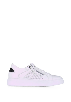 Ron White Manson perforated side-zip sneakers