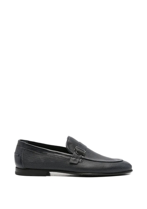 JOHN HARRISON perforated leather loafers - Blue