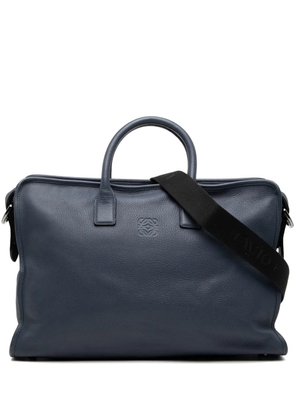 Loewe Pre-Owned 2014 Leather Amazona business bag - Blue