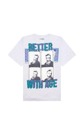 Better with Age Weirdo graphic-print T-shirt - Grey