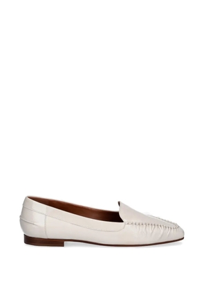 Pollini Uptown whipstitch-trim loafers - Neutrals