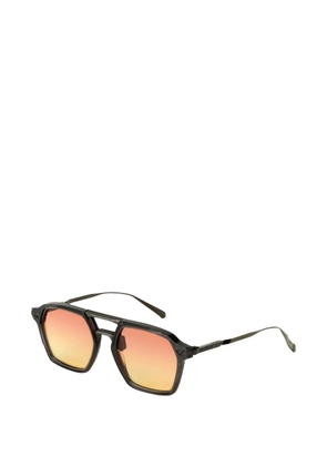Movitra Climax geometric-frame sunglasses - Black