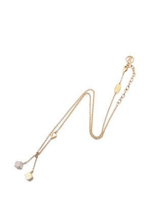 Louis Vuitton Pre-Owned 2000s Luckygram Monogram necklace - Gold