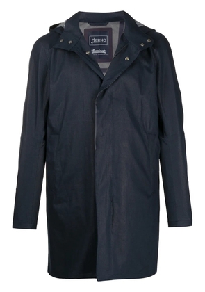 Herno laminated hooded parka - Blue