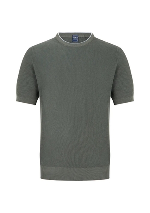 Fedeli ribbed-knit T-shirt - Green