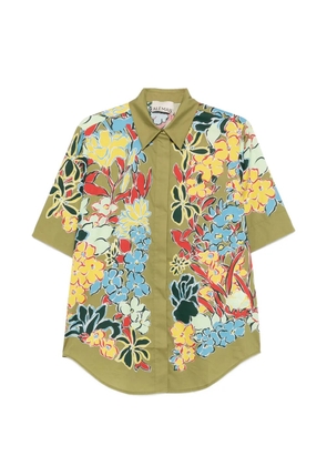 ALEMAIS Solstice floral-print shirt - Green