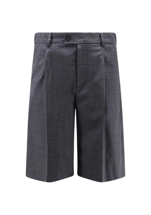 DUNST pleated Bermuda shorts - Grey