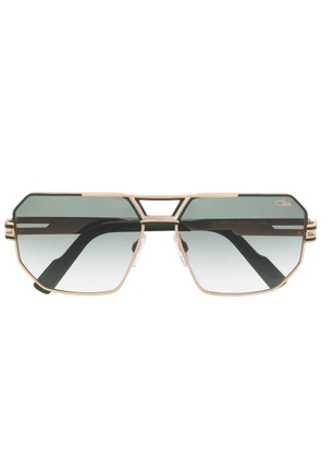 Cazal geometric pilot-frame sunglasses - Gold