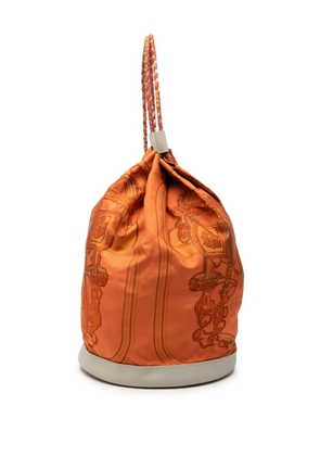 Hermès Pre-Owned 2013 Silk Brides de Gala Sac Soie Cool 22 backpack - Orange