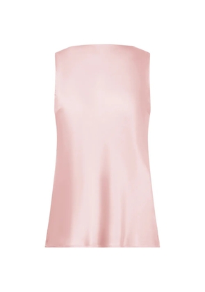 Nina Ricci draped-back silk top - Pink