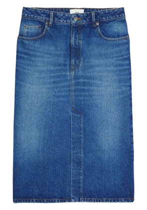 AMI Paris mid-length denim skirt - 480