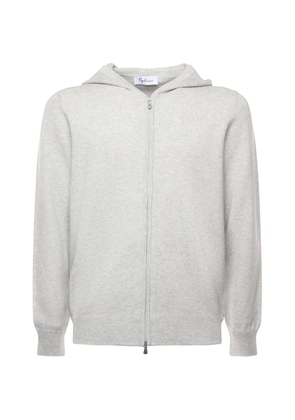 Galiano zip-up knit hoodie - Grey