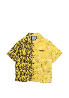 Prada Pre-Owned 2010s Double Match banana-print shirt - Yellow