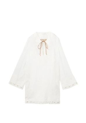 ZIMMERMANN Indra mini dress - Neutrals