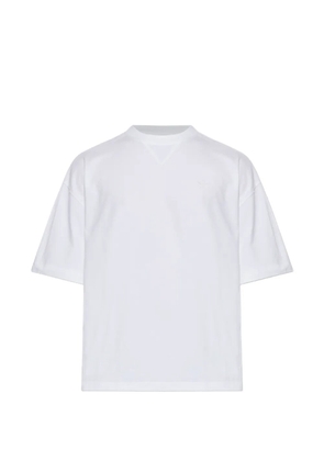 adidas logo-embroidered T-shirt - White