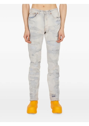 NOTSONORMAL distressed five-pocket jeans - Grey
