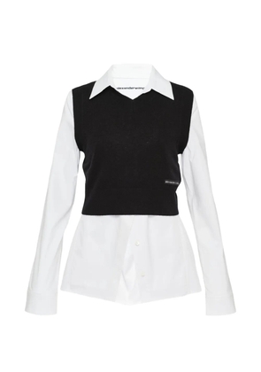 Alexander Wang layered long-sleeve shirt - White