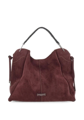 GIANNI CHIARINI Era suede tote bag - Red