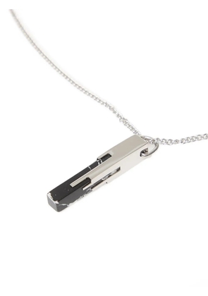 Vitaly Glitch marble necklace - Silver
