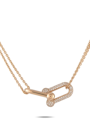 Tiffany & Co. Pre-Owned HardWear diamond necklace - Pink