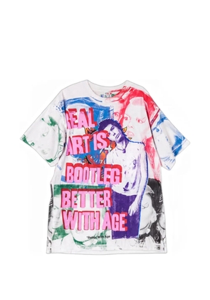 Better with Age Bootleg graphic-print T-shirt - White