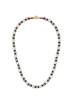Roxanne Assoulin beaded striped necklace - White