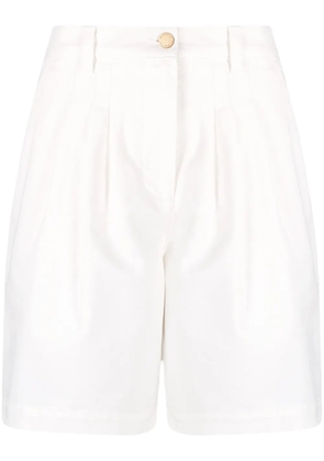 Alberta Ferretti high-rise denim shorts - White