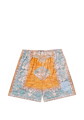 ERIC EMANUEL logo-print track shorts - Orange