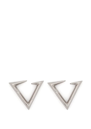 LAG WORLD triangle geometric ear cuffs - Silver