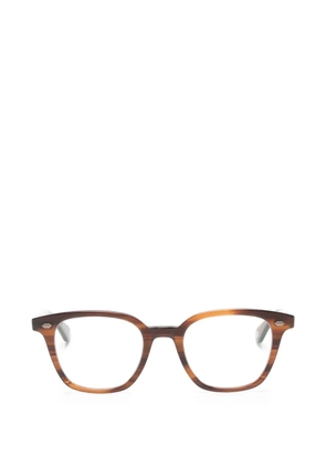 Garrett Leight Zac full-rim glasses - Brown